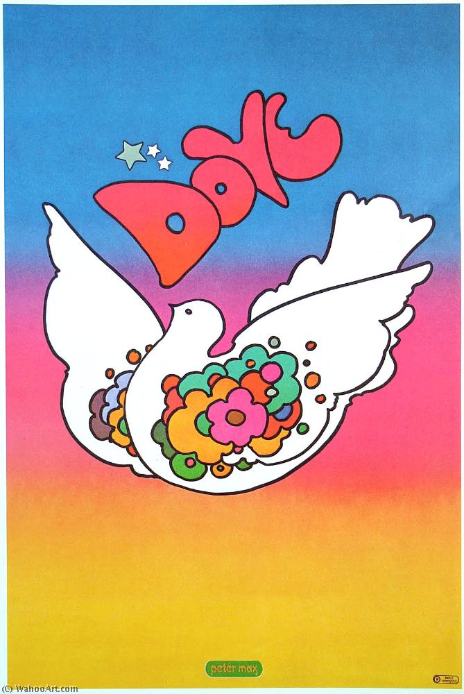 Wikioo.org - The Encyclopedia of Fine Arts - Painting, Artwork by Peter Max - Dove