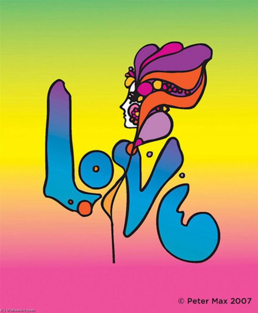 Wikioo.org - The Encyclopedia of Fine Arts - Painting, Artwork by Peter Max - Love