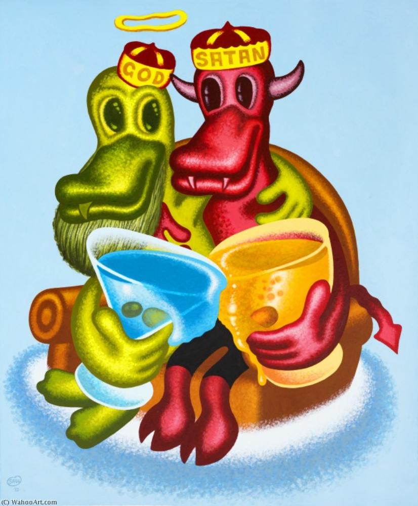 Wikioo.org - The Encyclopedia of Fine Arts - Painting, Artwork by Peter Saul - Heaven ^ hell