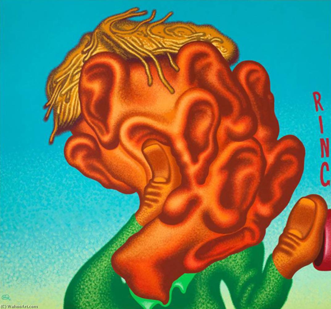 Wikioo.org - The Encyclopedia of Fine Arts - Painting, Artwork by Peter Saul - The listener