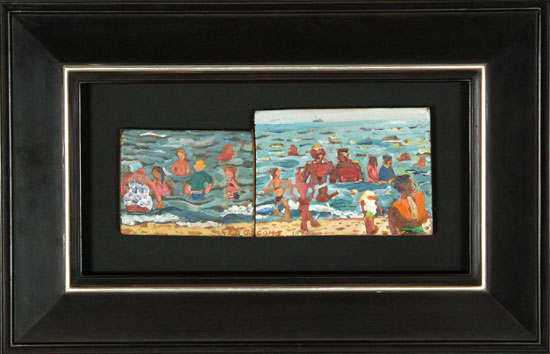 Wikioo.org - Bách khoa toàn thư về mỹ thuật - Vẽ tranh, Tác phẩm nghệ thuật Red Grooms - At the beach