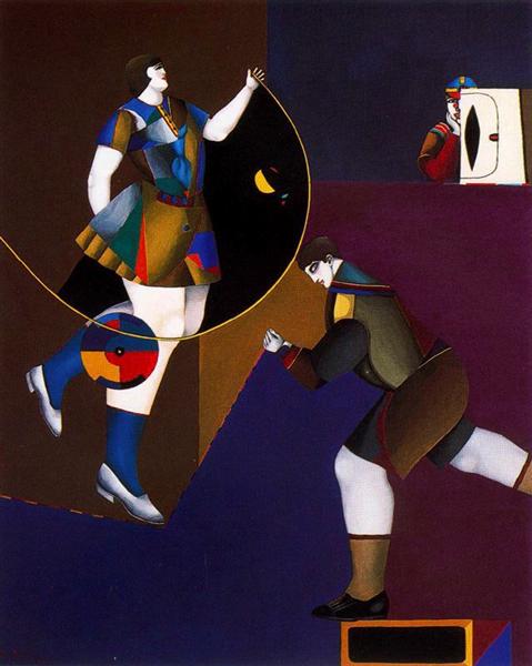 Wikioo.org - The Encyclopedia of Fine Arts - Painting, Artwork by Richard Lindner - The secret
