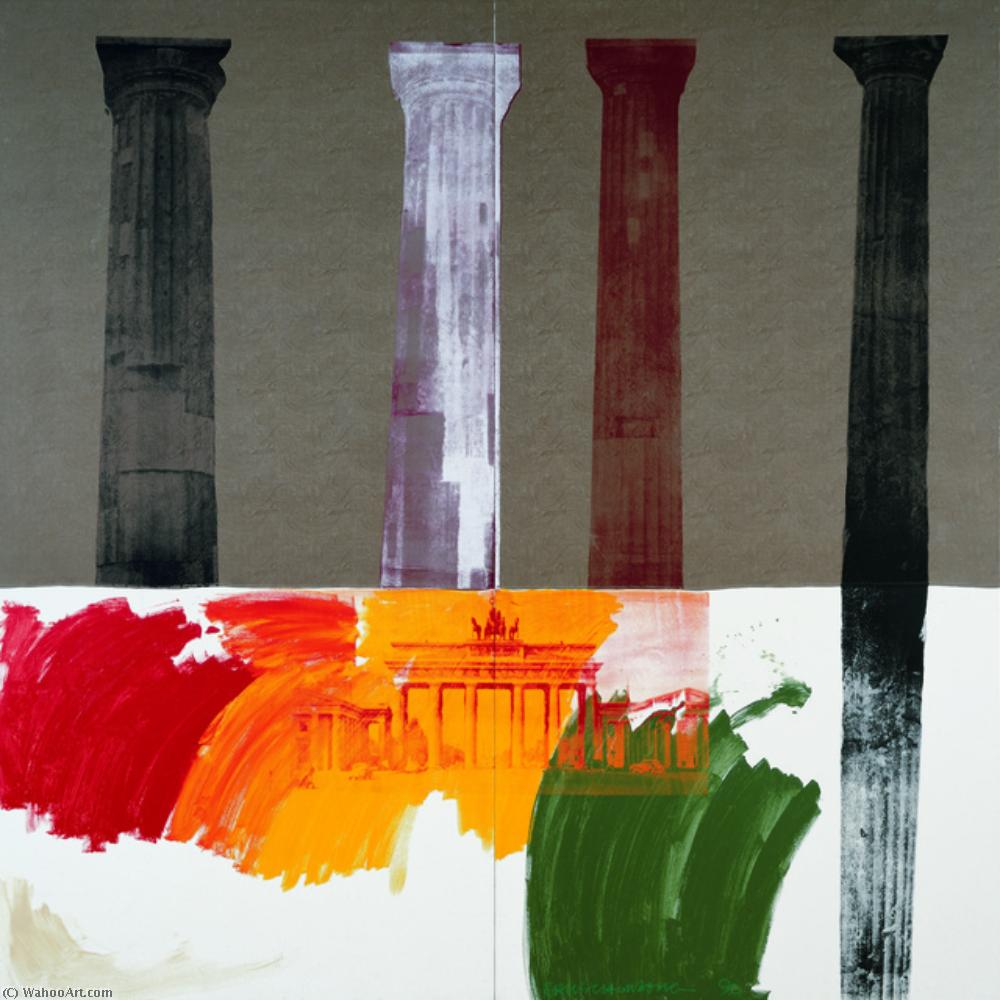 Wikioo.org - The Encyclopedia of Fine Arts - Painting, Artwork by Robert Rauschenberg - Bach’s rocks
