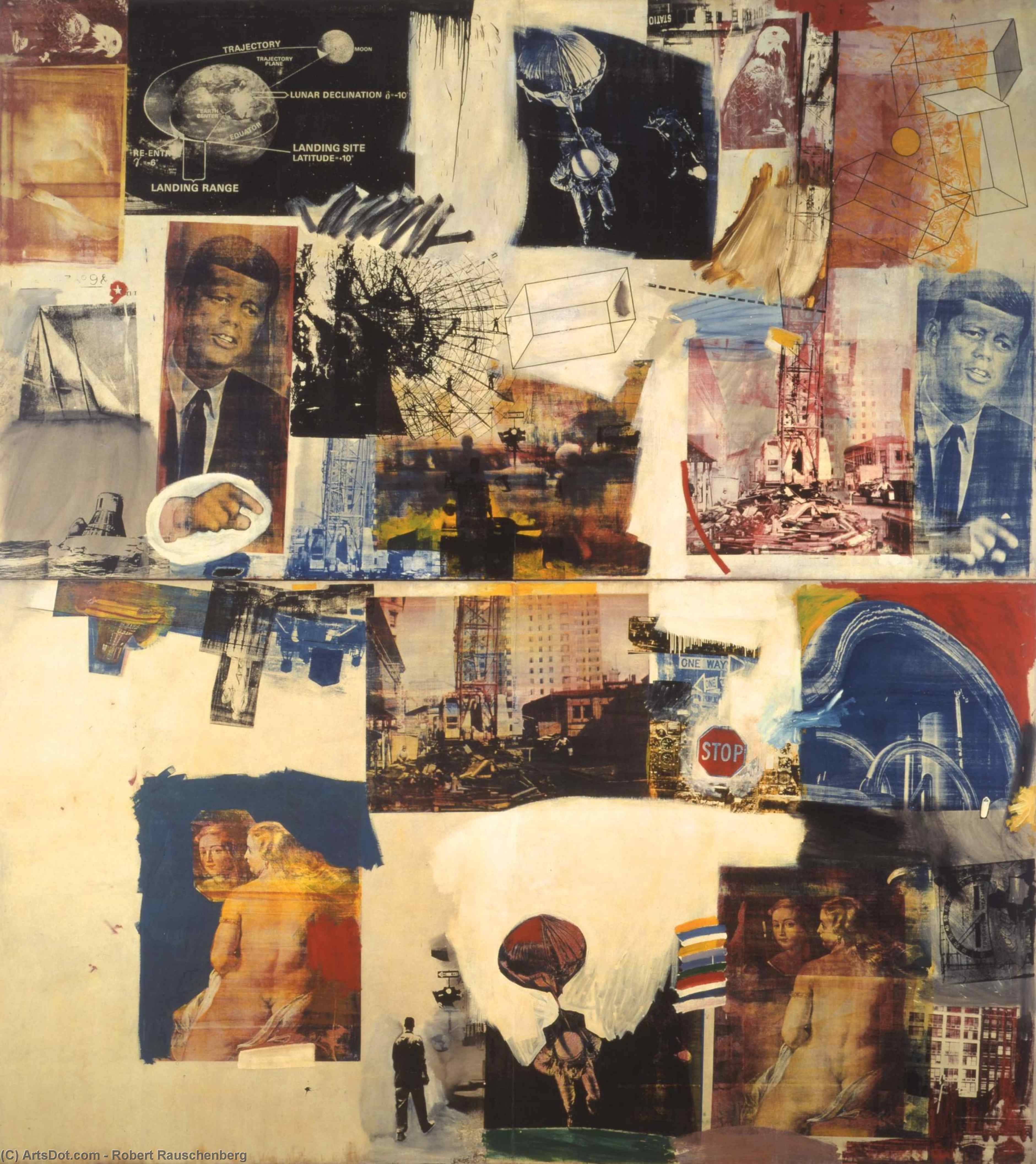 Wikioo.org - The Encyclopedia of Fine Arts - Painting, Artwork by Robert Rauschenberg - Skyway
