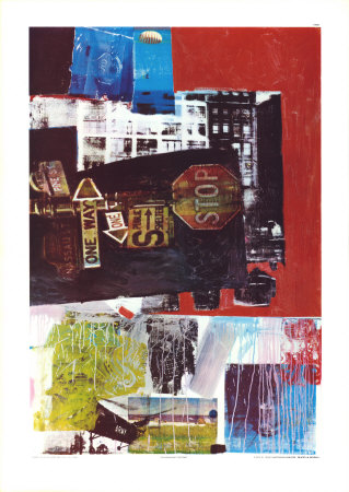 Wikioo.org - The Encyclopedia of Fine Arts - Painting, Artwork by Robert Rauschenberg - Stop