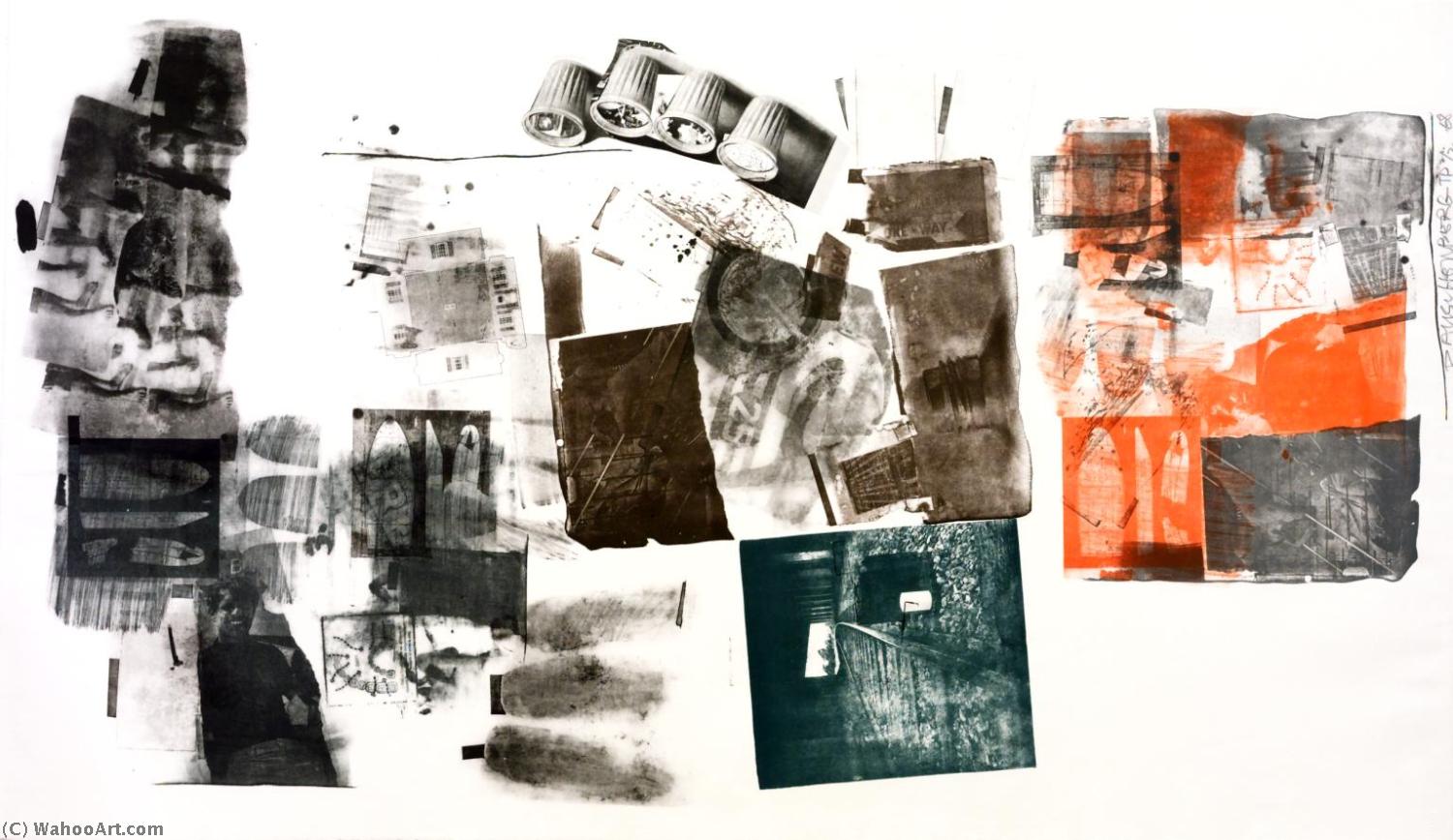 Wikioo.org - The Encyclopedia of Fine Arts - Painting, Artwork by Robert Rauschenberg - Water stop