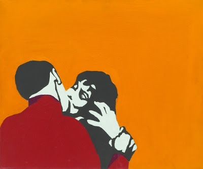 Wikioo.org - The Encyclopedia of Fine Arts - Painting, Artwork by Rosalyn Drexler - Kiss me stupid