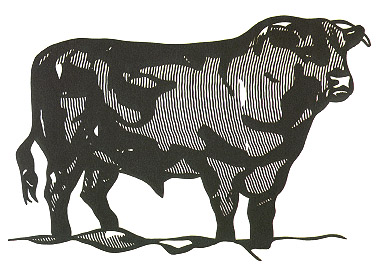 WikiOO.org - Encyclopedia of Fine Arts - Målning, konstverk Roy Lichtenstein - Bull