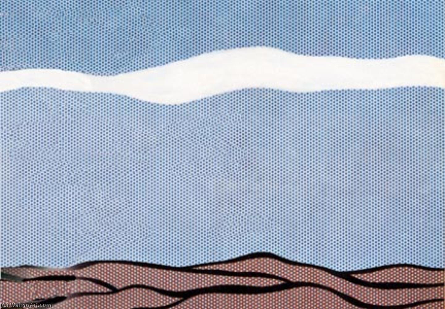 Wikioo.org – L'Enciclopedia delle Belle Arti - Pittura, Opere di Roy Lichtenstein - paesaggio 1964
