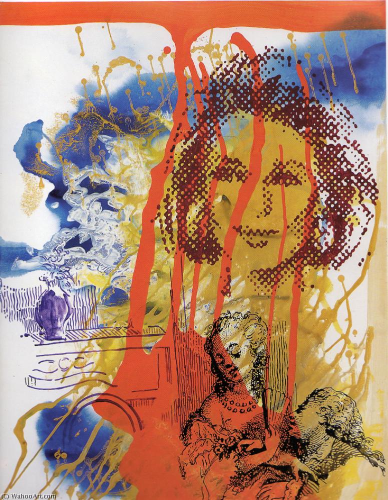 Wikioo.org - The Encyclopedia of Fine Arts - Painting, Artwork by Sigmar Polke - Woman exchanged