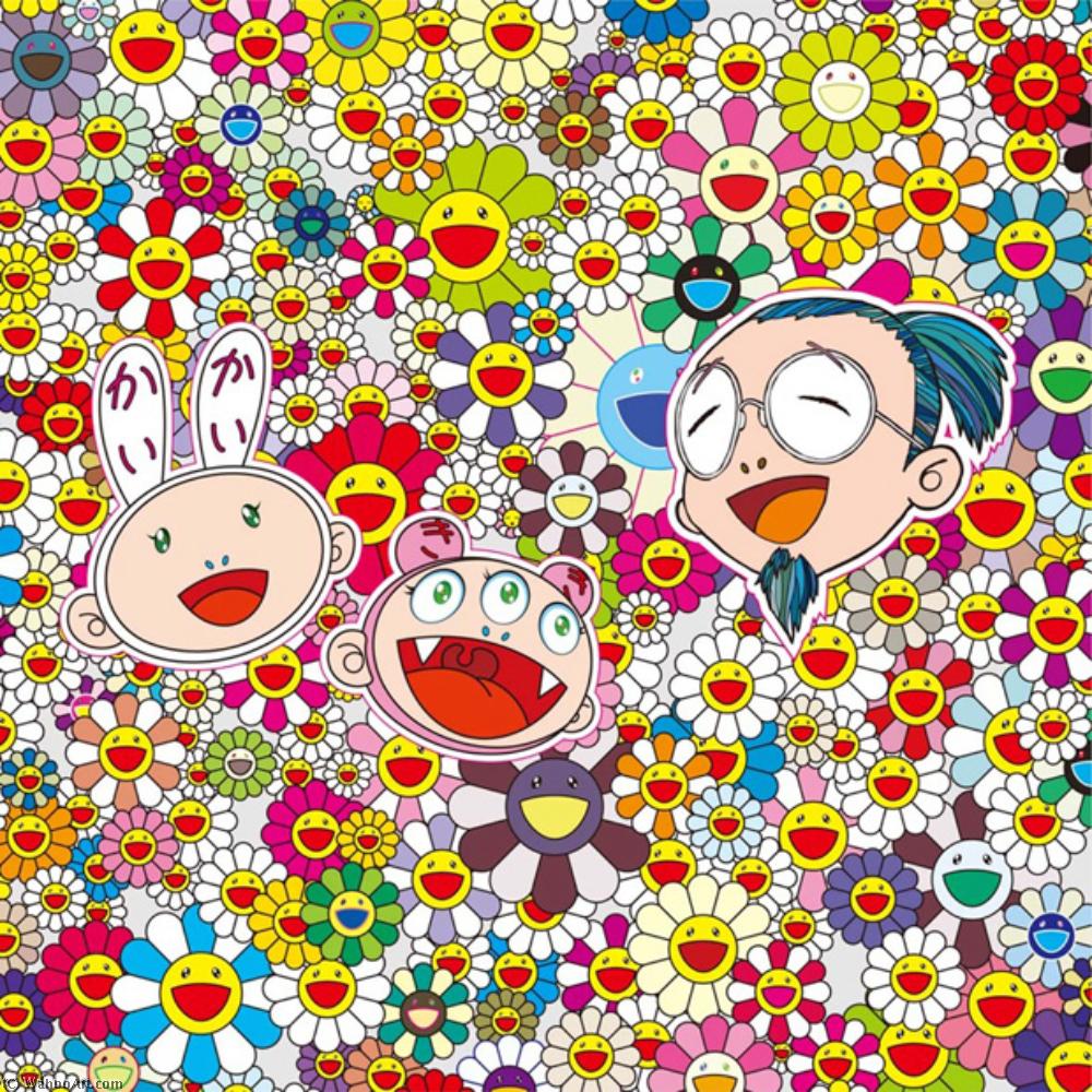 Wikioo.org - The Encyclopedia of Fine Arts - Painting, Artwork by Takashi Murakami - Self portraits exhibition preview