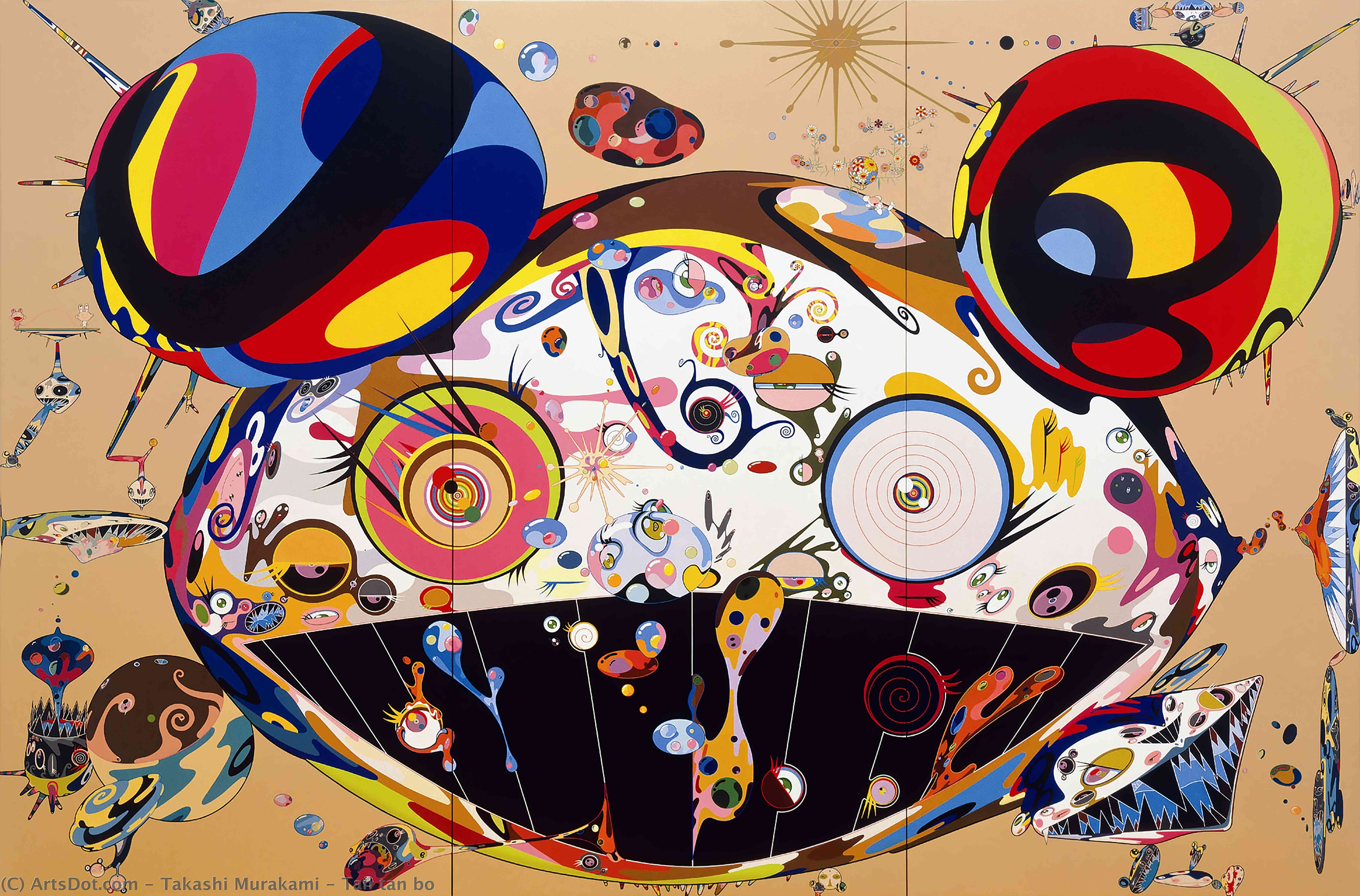 Wikioo.org - The Encyclopedia of Fine Arts - Painting, Artwork by Takashi Murakami - Tan tan bo