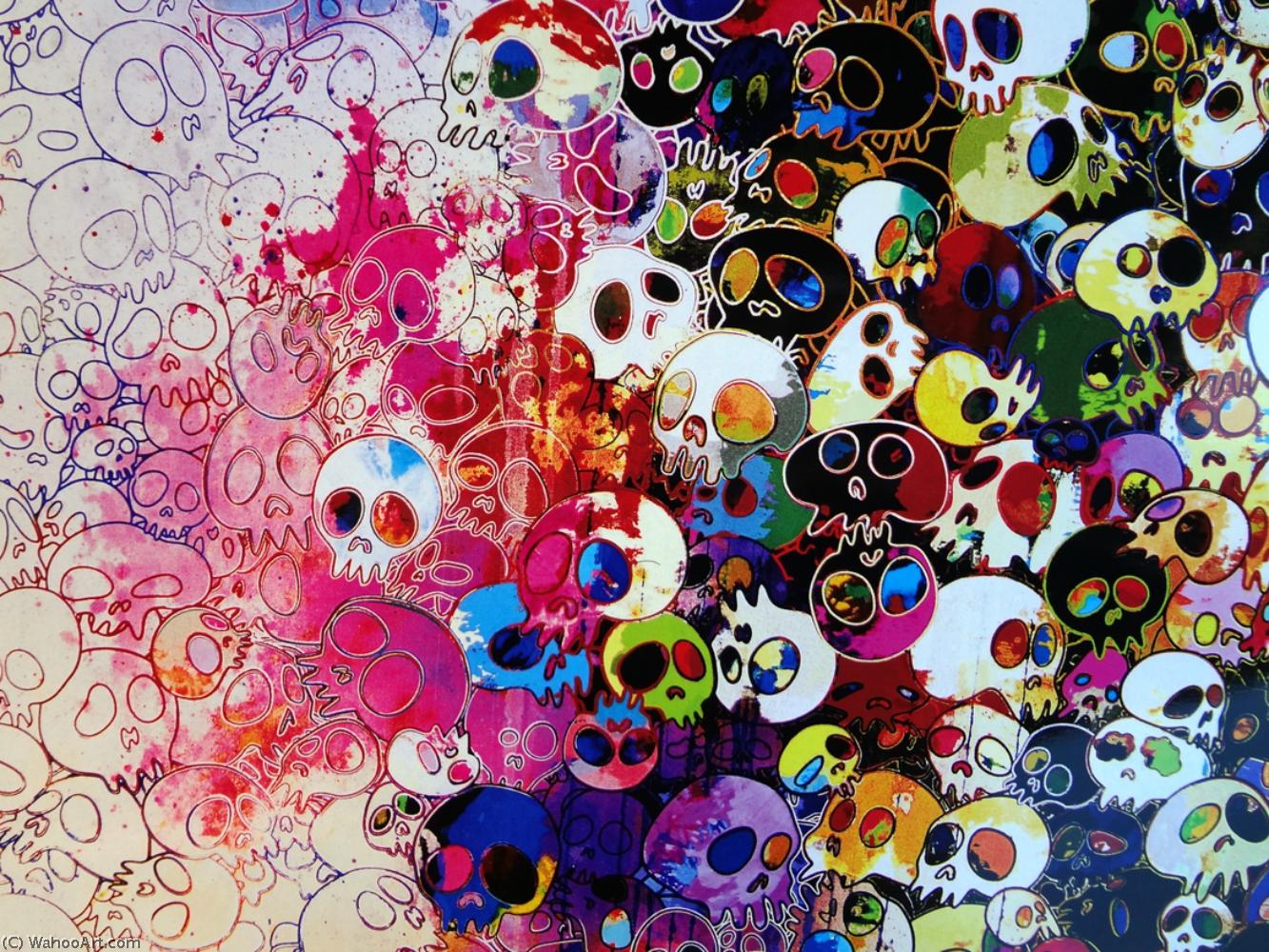 Wikioo.org - The Encyclopedia of Fine Arts - Painting, Artwork by Takashi Murakami - Who s afraid of red yellow blue and death