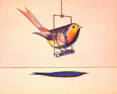 Wikioo.org – La Enciclopedia de las Bellas Artes - Pintura, Obras de arte de Wayne Thiebaud - pájaro