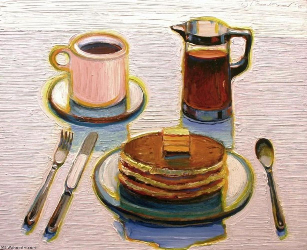 Wikioo.org - The Encyclopedia of Fine Arts - Painting, Artwork by Wayne Thiebaud - Pancake breakfast