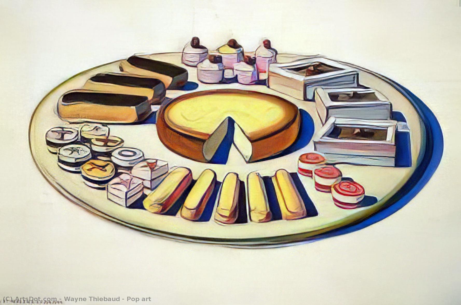 WikiOO.org - Encyclopedia of Fine Arts - Maleri, Artwork Wayne Thiebaud - Pop art