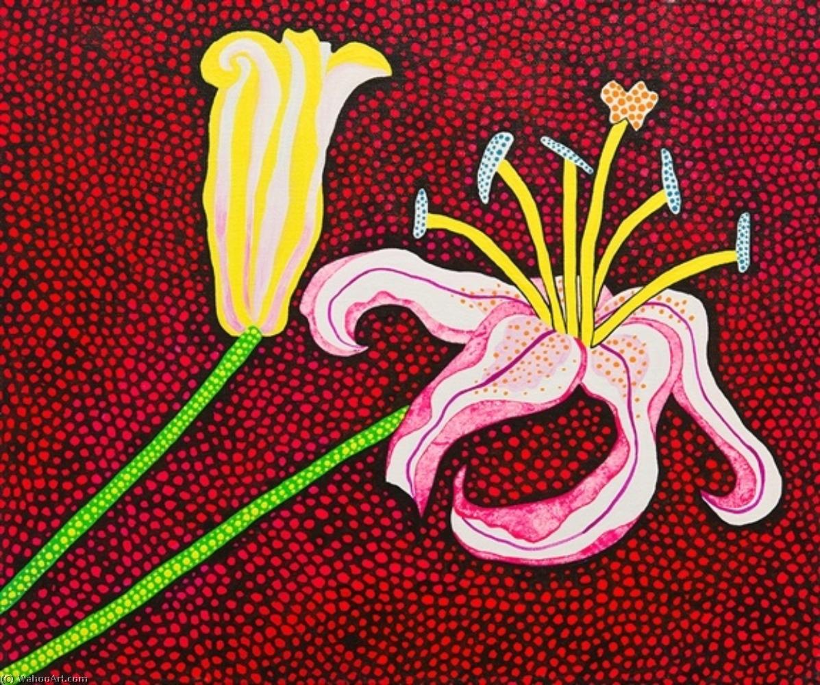 Wikioo.org - The Encyclopedia of Fine Arts - Painting, Artwork by Yayoi Kusama - Ready to blossom in the morning