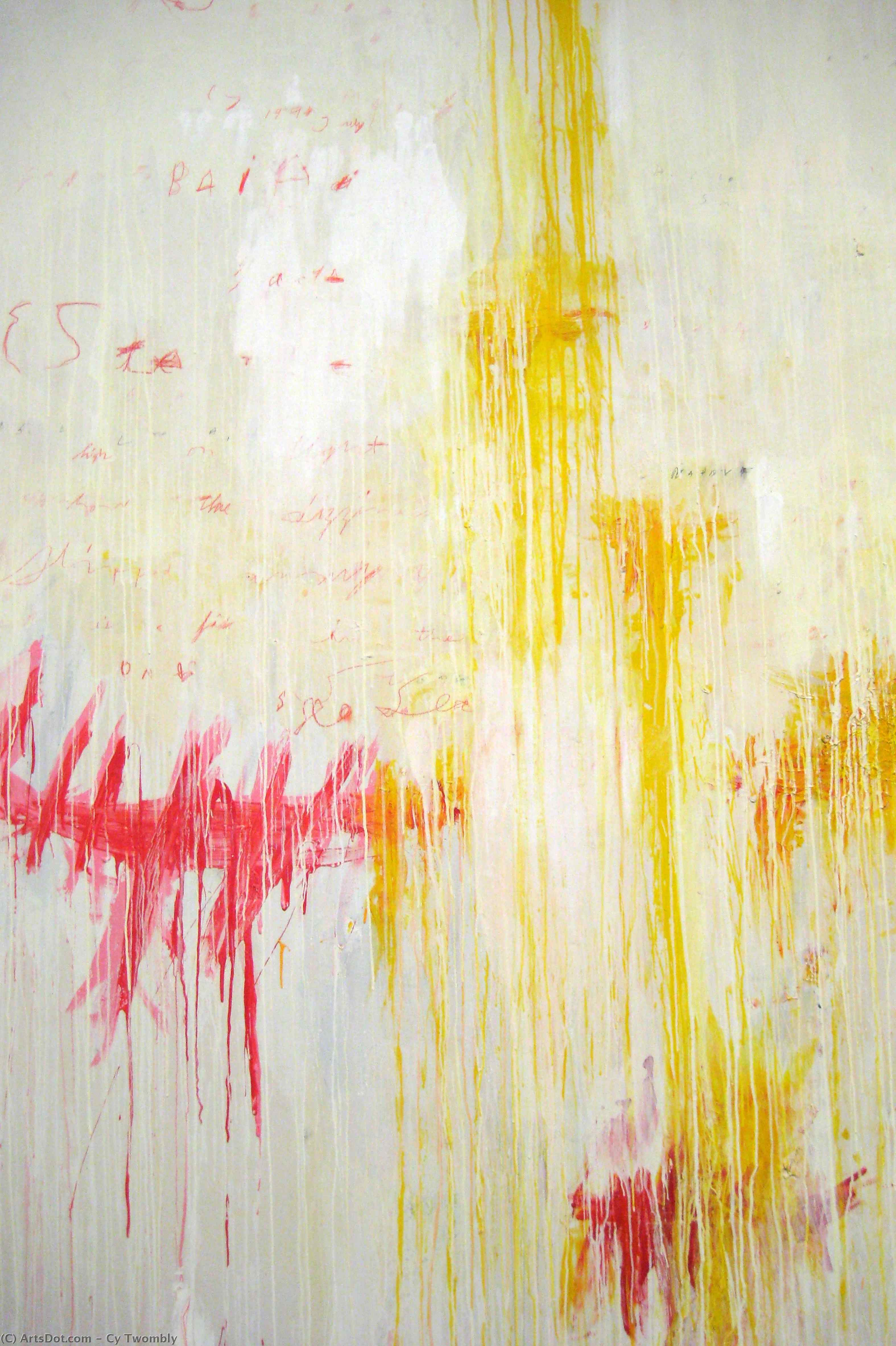 Wikioo.org - The Encyclopedia of Fine Arts - Painting, Artwork by Cy Twombly - The Four Seasons - Summer - Part II