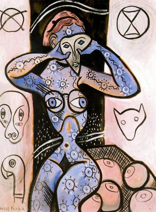 Wikoo.org - موسوعة الفنون الجميلة - اللوحة، العمل الفني Francis Picabia - Senos