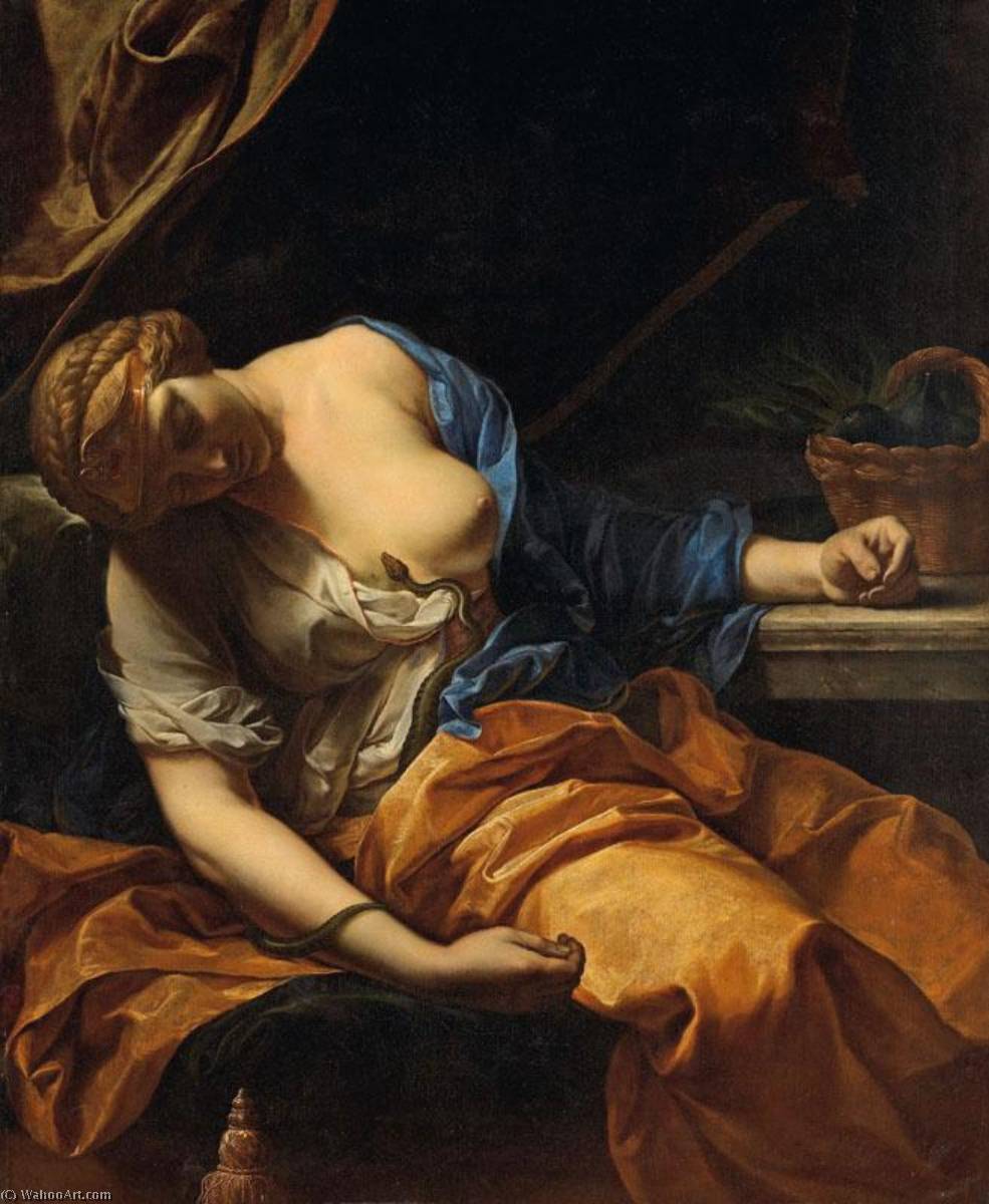WikiOO.org - Encyclopedia of Fine Arts - Lukisan, Artwork Antoine Rivalz - La Mort de Cléopâtre