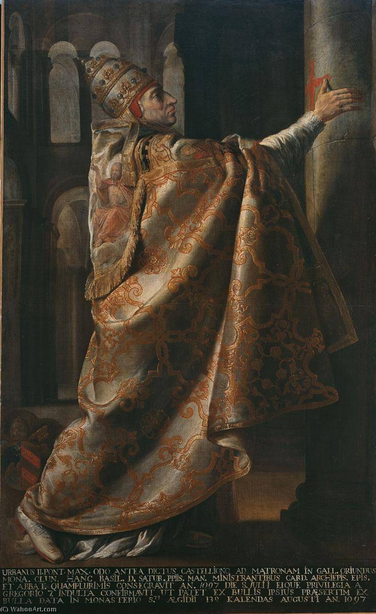 WikiOO.org - Enciclopedia of Fine Arts - Pictura, lucrări de artă Antoine Rivalz - French Le Pape Urbain II consacrant la Basilique Saint Sernin de Toulouse