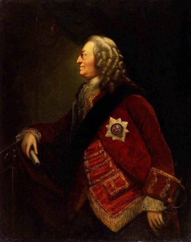 Wikioo.org - สารานุกรมวิจิตรศิลป์ - จิตรกรรม Thomas Worlidge - King George II