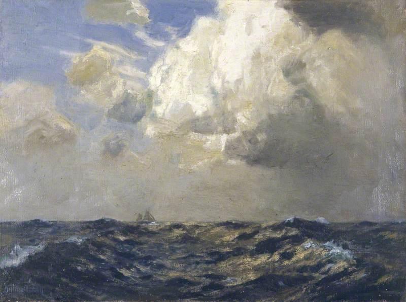 WikiOO.org - Encyclopedia of Fine Arts - Schilderen, Artwork Albert Julius Olsson - Freshening Clouds