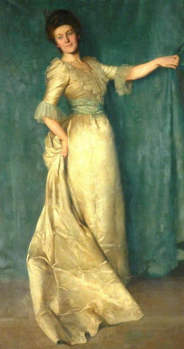 WikiOO.org - Enciclopedia of Fine Arts - Pictura, lucrări de artă Charles Wellington Furse - Mrs. Elizabeth Charlotte Frere