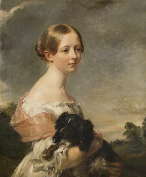 Wikioo.org - The Encyclopedia of Fine Arts - Painting, Artwork by Margaret Sarah Carpenter - Miss Theobald (Frances Jane, 1825 1841)