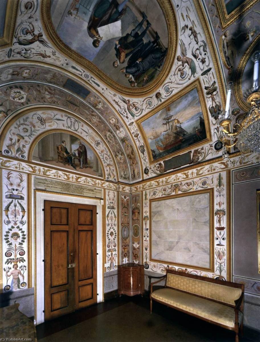 WikiOO.org - Encyclopedia of Fine Arts - Maleri, Artwork Ottavio Vannini - Scenes from the Reign of Cosimo II de' Medici