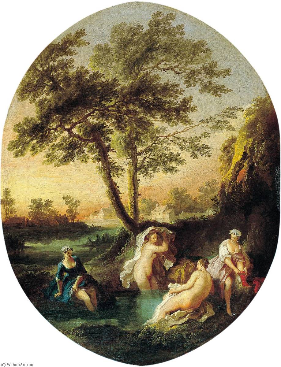 Wikioo.org - The Encyclopedia of Fine Arts - Painting, Artwork by Pierre Antoine Quillard - The Four Seasons 2, Summer