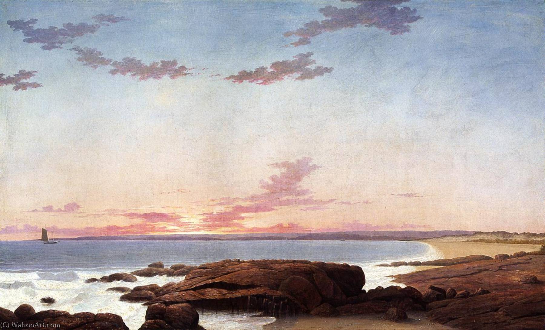 Wikioo.org - The Encyclopedia of Fine Arts - Painting, Artwork by Fitz Hugh Lane - Ipswich Bay