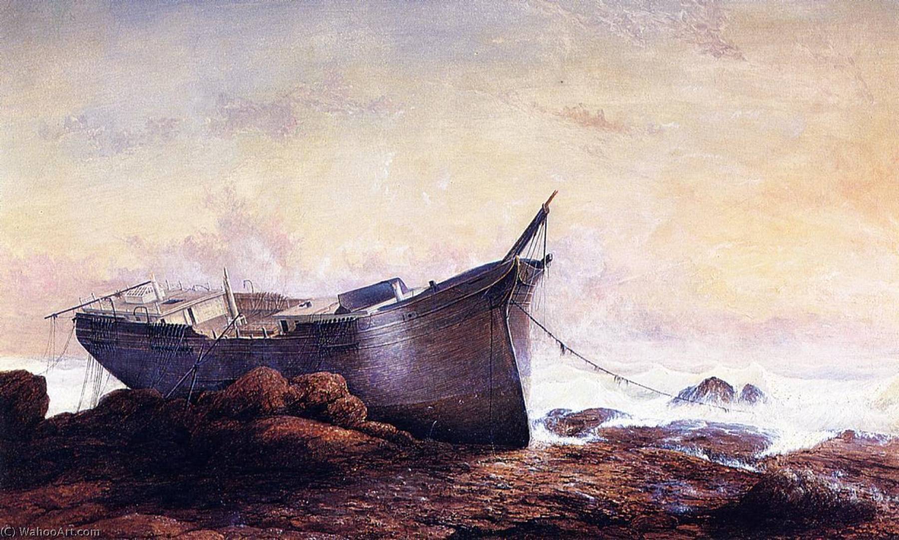 Wikioo.org - The Encyclopedia of Fine Arts - Painting, Artwork by Fitz Hugh Lane - Dream Painting