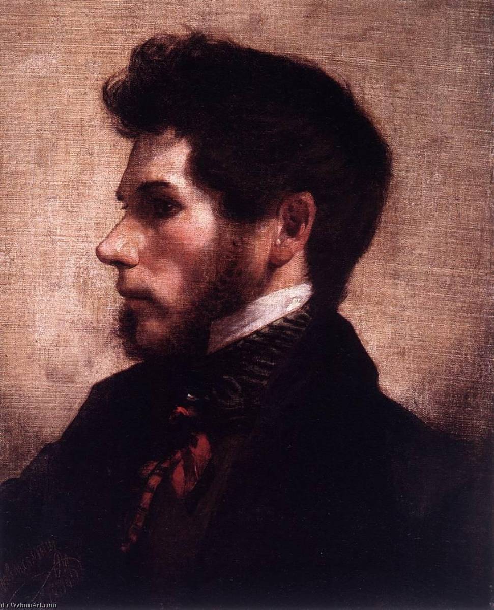 Wikioo.org - Bách khoa toàn thư về mỹ thuật - Vẽ tranh, Tác phẩm nghệ thuật Friedrich Ritter Von Amerling - Self Portrait
