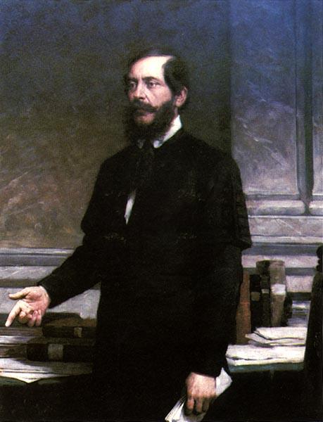 WikiOO.org - Encyclopedia of Fine Arts - Malba, Artwork György Vastagh - Portrait of Lajos Kossuth