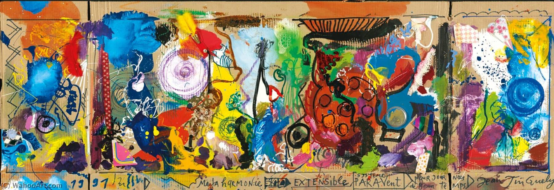 Wikioo.org - The Encyclopedia of Fine Arts - Painting, Artwork by Jean Tinguely - MÉtA haRMON ie EXTENSible, 1991