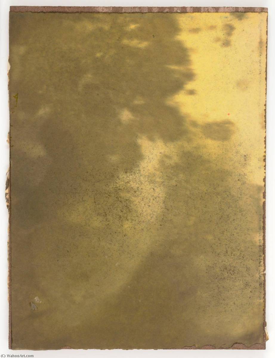 Wikioo.org - Bách khoa toàn thư về mỹ thuật - Vẽ tranh, Tác phẩm nghệ thuật Joseph Cornell - Untitled (manila paper stained pink with some dark pink, yellow and blue staining)