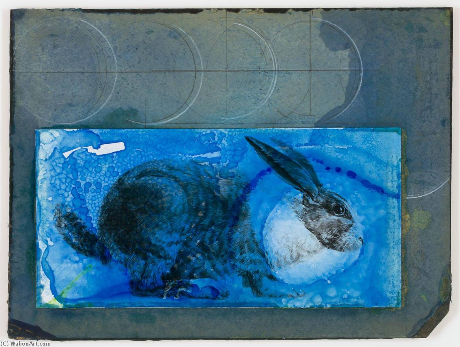 Wikioo.org - The Encyclopedia of Fine Arts - Painting, Artwork by Joseph Cornell - Untitled (rabbit)