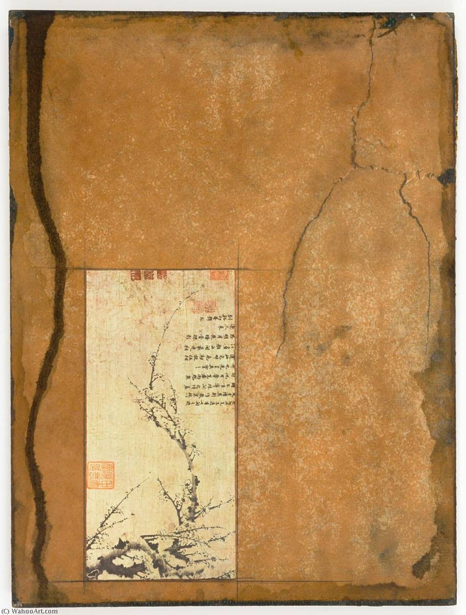 Wikioo.org - The Encyclopedia of Fine Arts - Painting, Artwork by Joseph Cornell - Untitled (Plum Blossoms, attributed to Yang Houi)