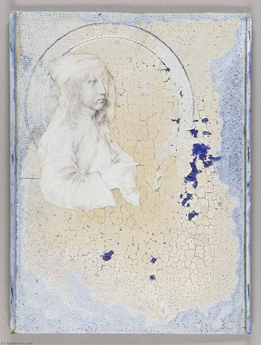 Wikioo.org - The Encyclopedia of Fine Arts - Painting, Artwork by Joseph Cornell - Albrecht Durer self portrait 13 years (for Robert)