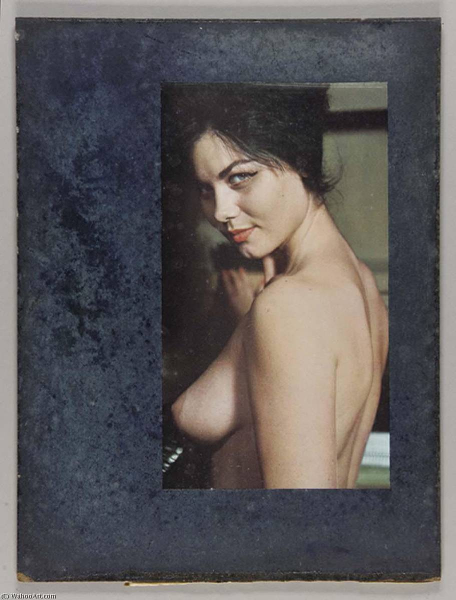 WikiOO.org - Encyclopedia of Fine Arts - Maľba, Artwork Joseph Cornell - Untitled (nude female, bust length and side view)