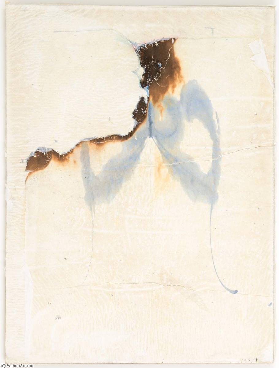 Wikioo.org - The Encyclopedia of Fine Arts - Painting, Artwork by Joseph Cornell - Untitled (Rorschach drawing)
