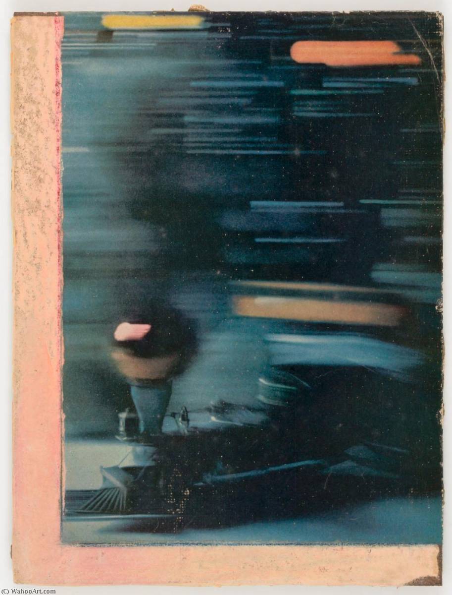Wikioo.org - The Encyclopedia of Fine Arts - Painting, Artwork by Joseph Cornell - Untitled (toy train in motion)