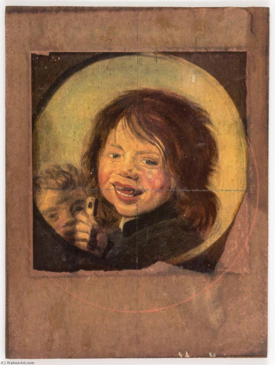 Wikioo.org - The Encyclopedia of Fine Arts - Painting, Artwork by Joseph Cornell - Untitled (Franz, paintings of laughing boy)