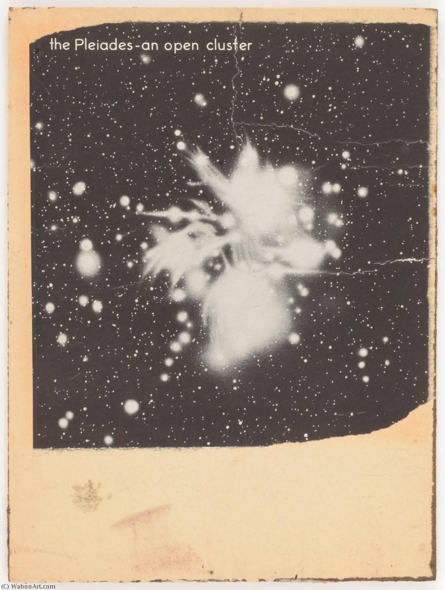 Wikioo.org - Bách khoa toàn thư về mỹ thuật - Vẽ tranh, Tác phẩm nghệ thuật Joseph Cornell - Untitled (the Pleides an open cluster)