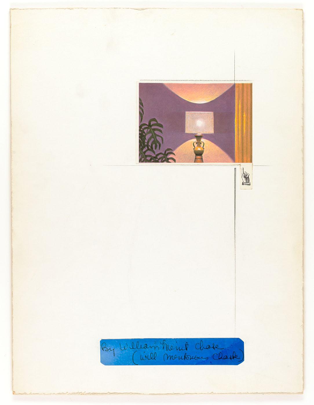 WikiOO.org - Encyclopedia of Fine Arts - Lukisan, Artwork Joseph Cornell - Untitled (lamp and cast shadows)