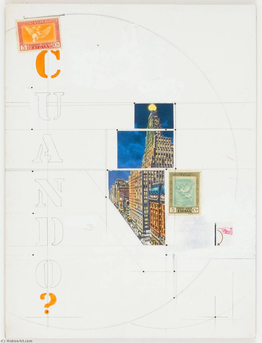 Wikioo.org - Bách khoa toàn thư về mỹ thuật - Vẽ tranh, Tác phẩm nghệ thuật Joseph Cornell - Untitled (cityscape)
