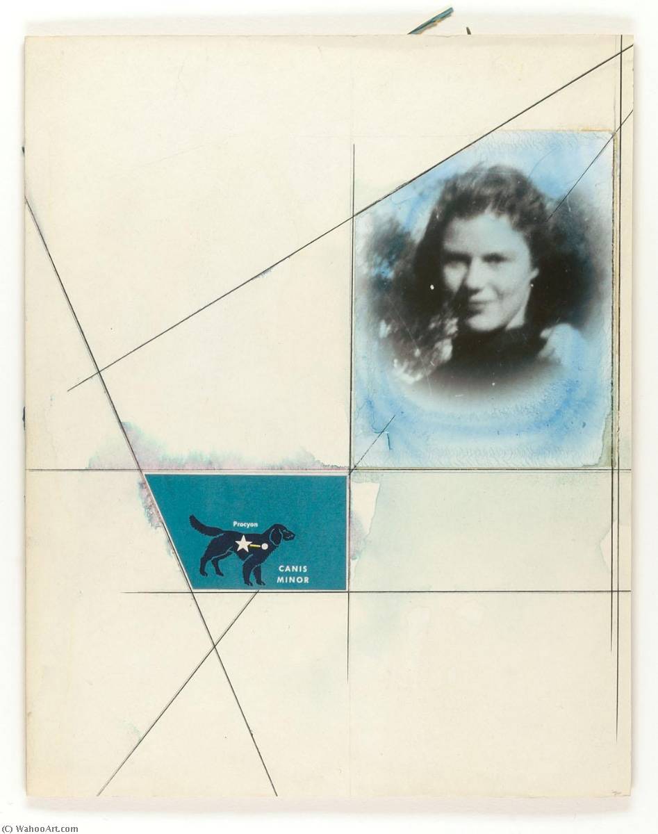 Wikioo.org - The Encyclopedia of Fine Arts - Painting, Artwork by Joseph Cornell - Untitled (Gwen Smillie)