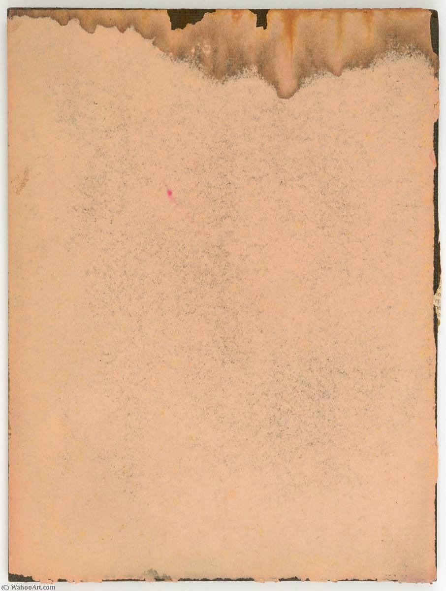 WikiOO.org - Enciklopedija likovnih umjetnosti - Slikarstvo, umjetnička djela Joseph Cornell - Untitled (manila paper with pale tan and yellow staining)