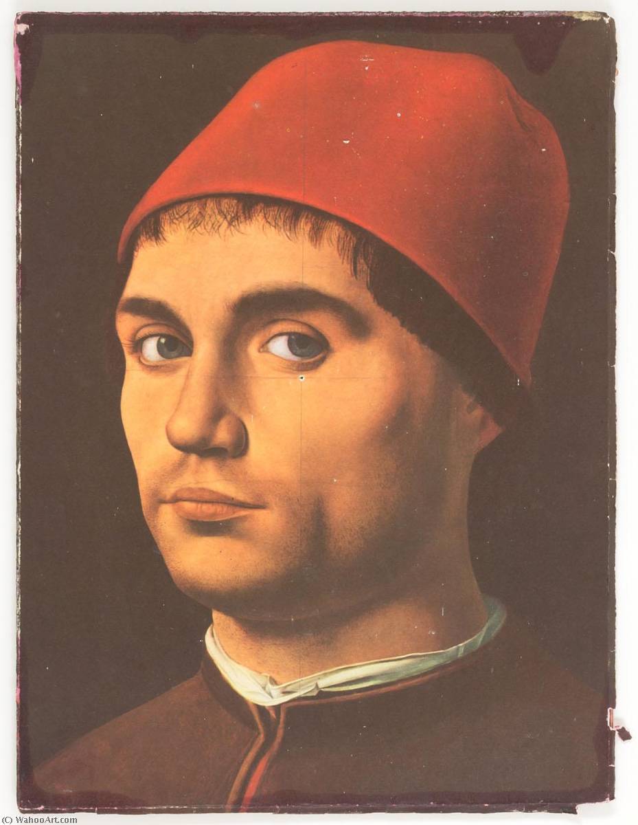 WikiOO.org - Enciclopedia of Fine Arts - Pictura, lucrări de artă Joseph Cornell - Untitled (Portrait of a Man, by Antonello da Messina)